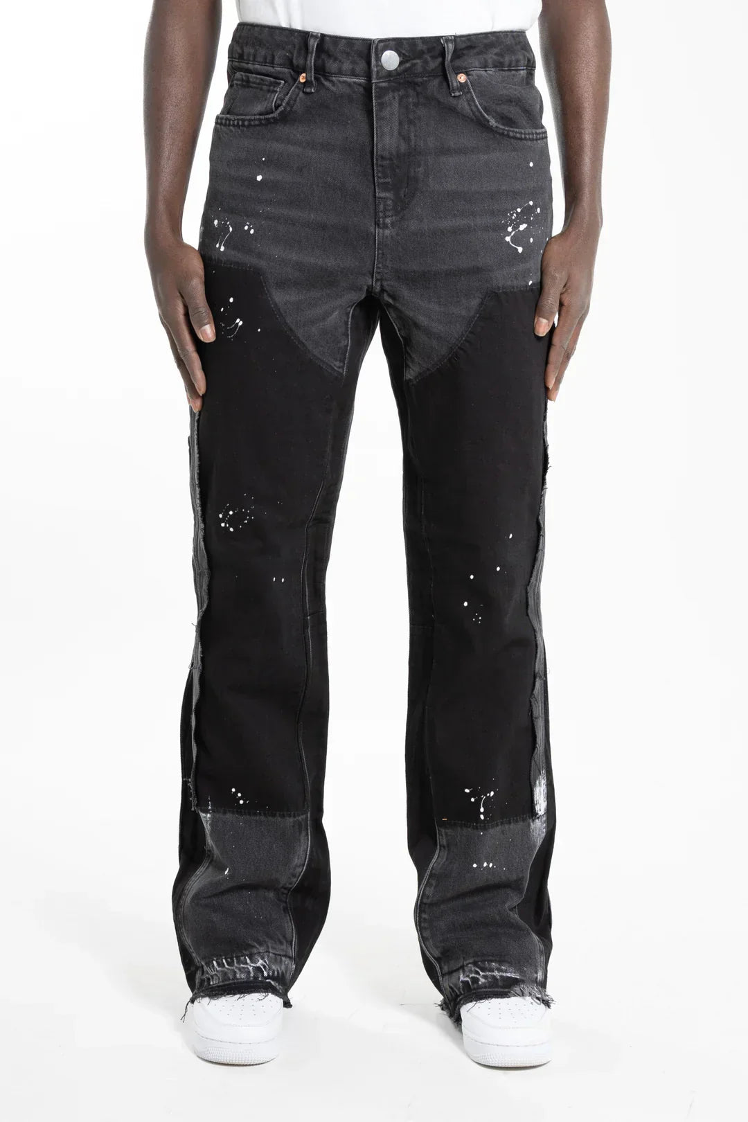 Paint Patched Jeans