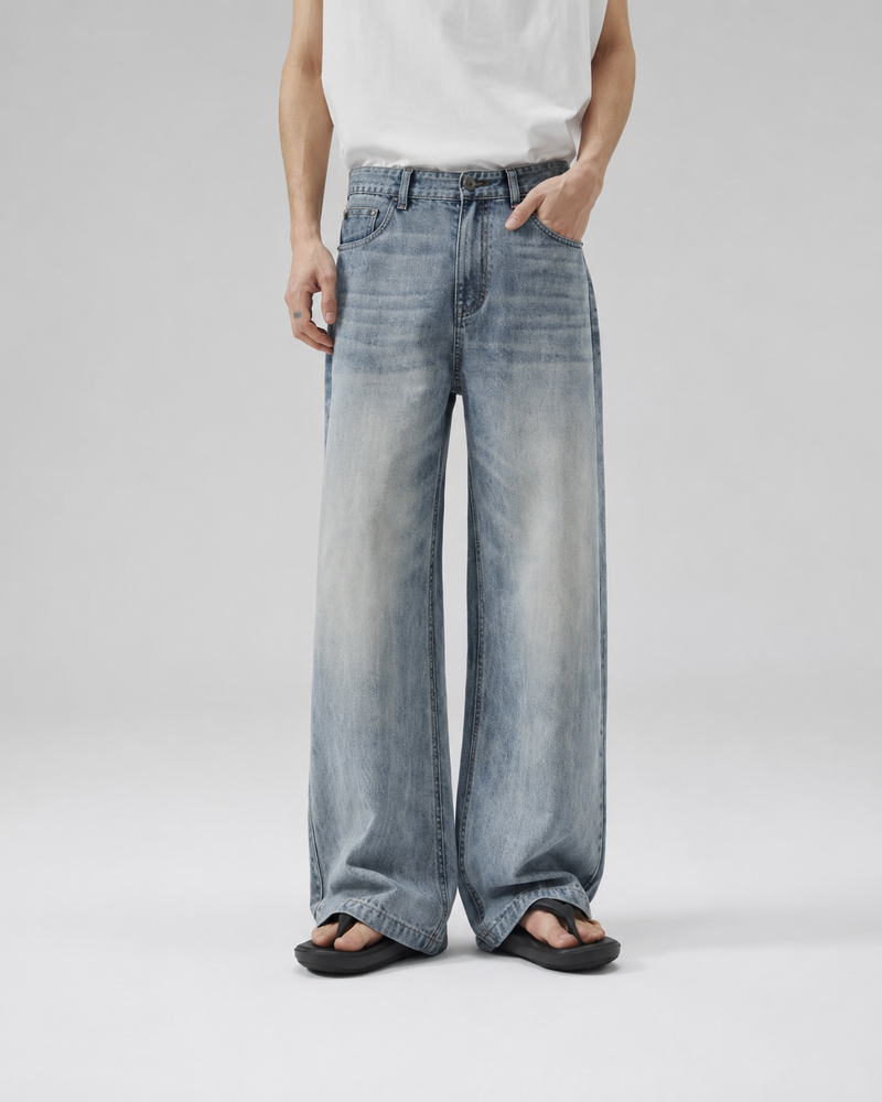 Blue Washed Jeans