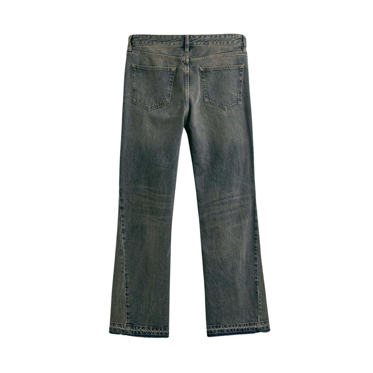 Noireve - Flared Washed Denim Jeans