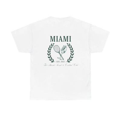 Miami Tennis Club - White Tee