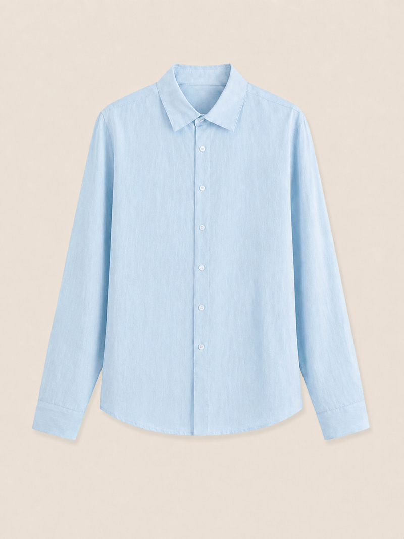 Light Blue Linen Shirt