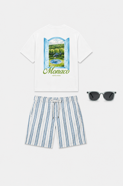 Monaco Beach Club - Noireve Bundle Outfit Côte d'Azur Swimshorts