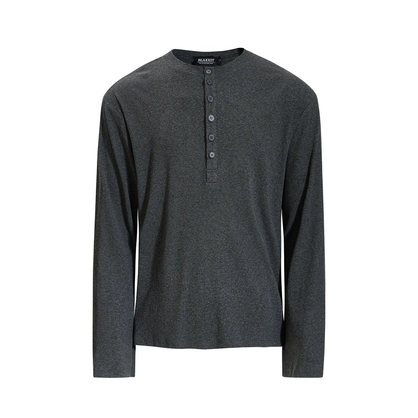 Soft Long Sleeve Henley Tee