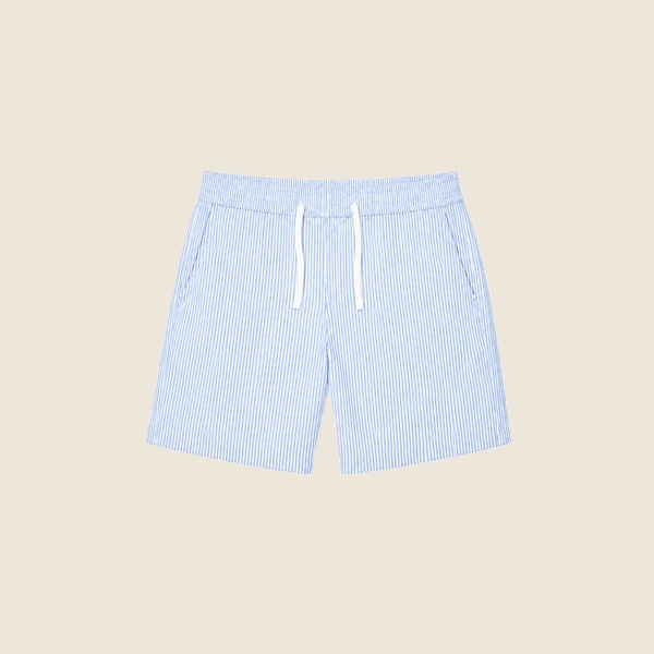 Striped Linen Swimshorts