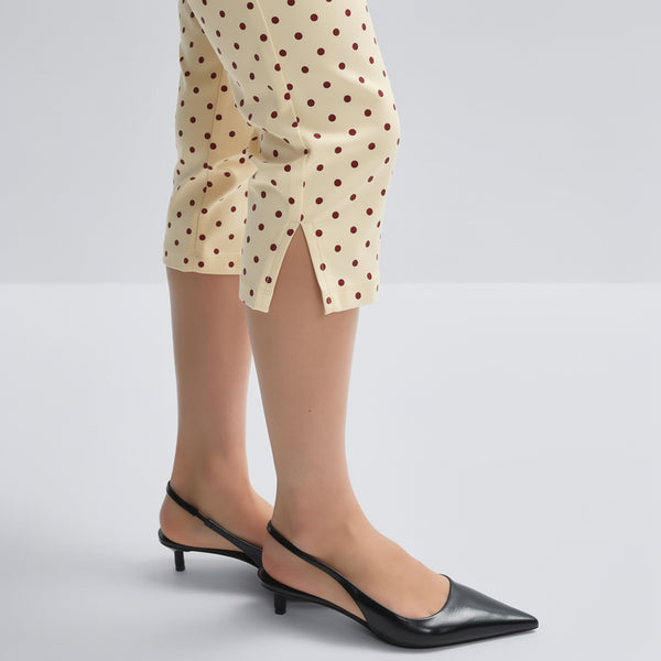 Polka Dot Capri Trousers
