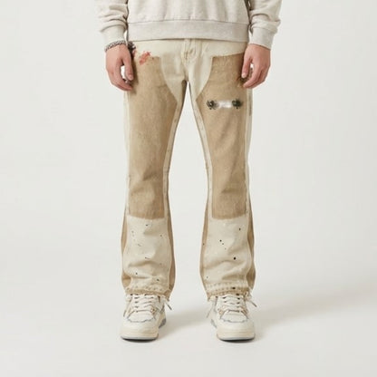 Pietra Patched Denim Jeans