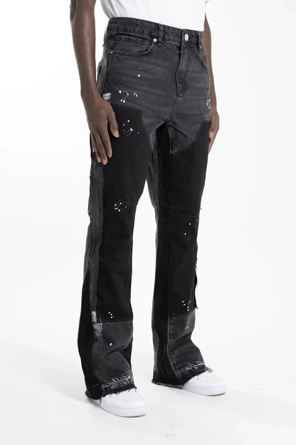 Paint Patched Jeans
