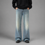 Light Blue Washed Bootcut Jeans