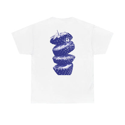 Strawberry - White Tee