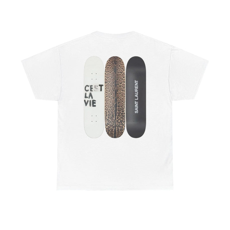 C'est La Vie - White Tee
