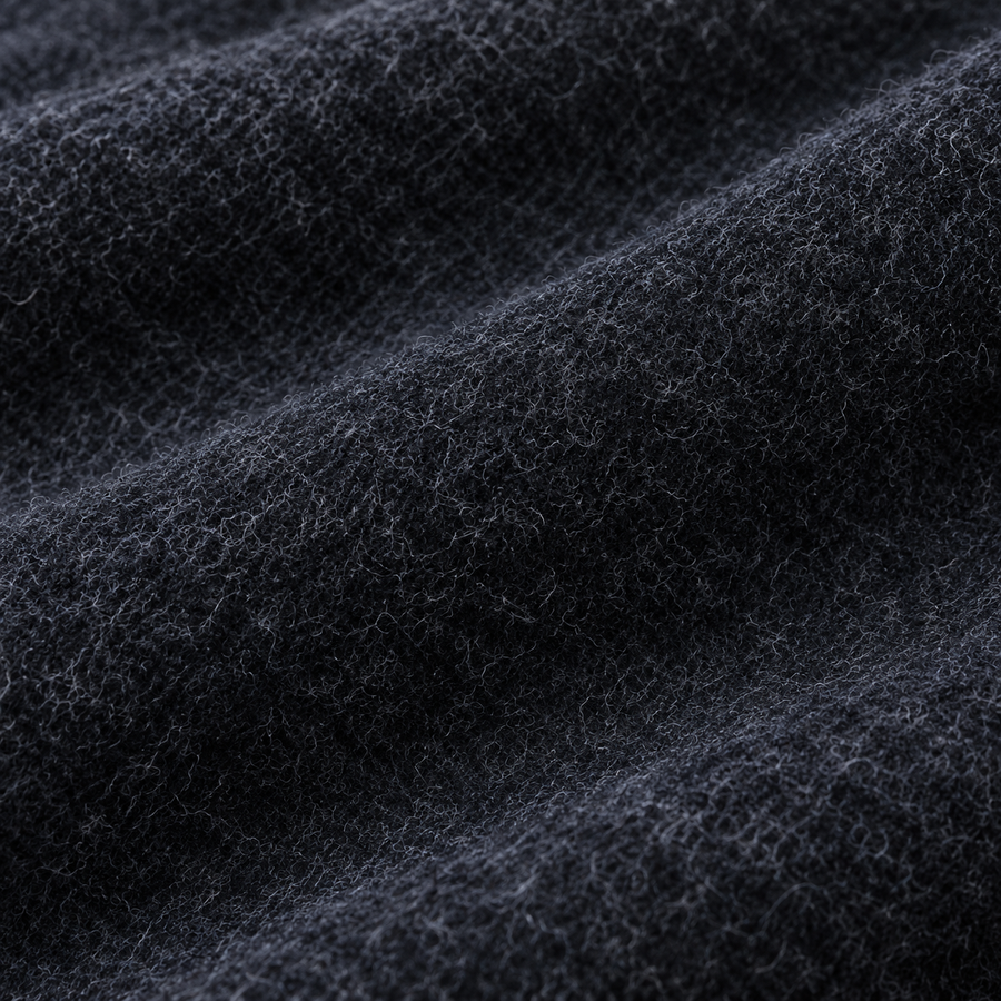 Atelier Wool Zip Jacket — Navy