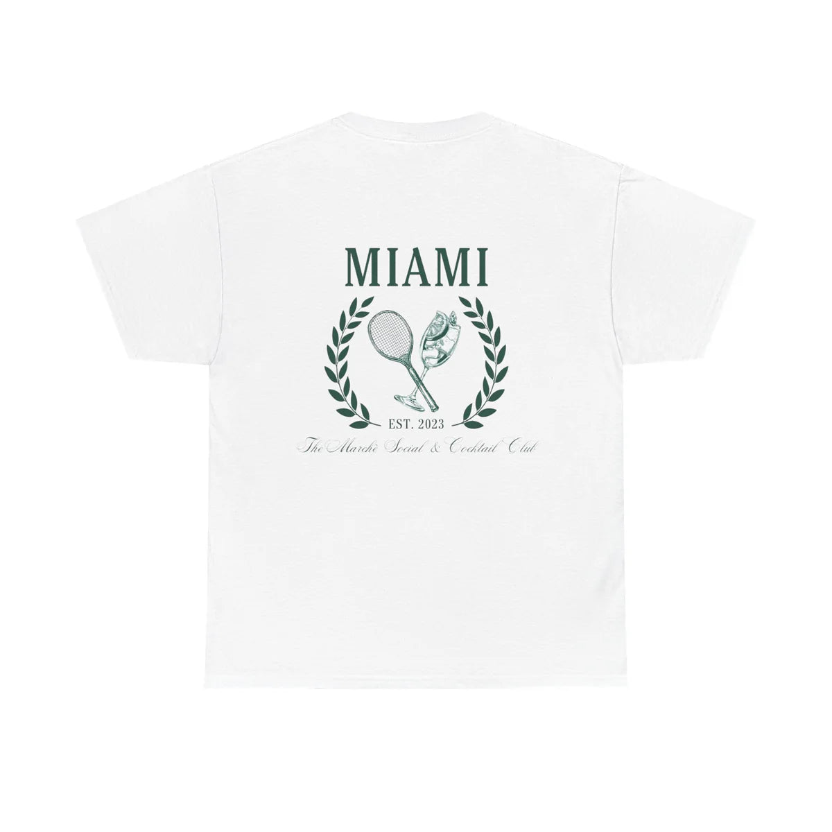 Miami Tennis Club - White Tee