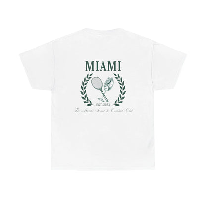 Miami Tennis Club - White Tee