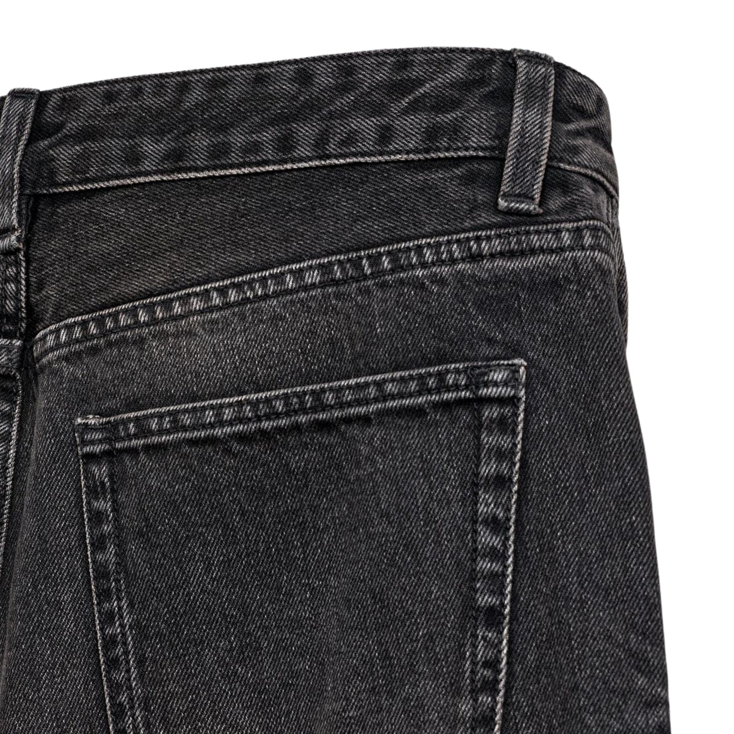 Noireve - Flared Black Washed Denim Jeans