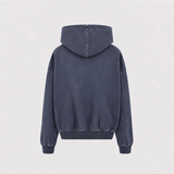 Sunfaded Horatius Crest Hoodie - Navy