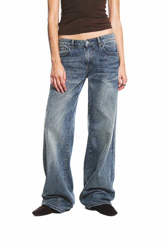 Ash Fade Baggy Jeans