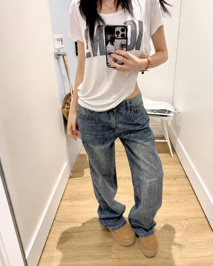 Ash Fade Baggy Jeans