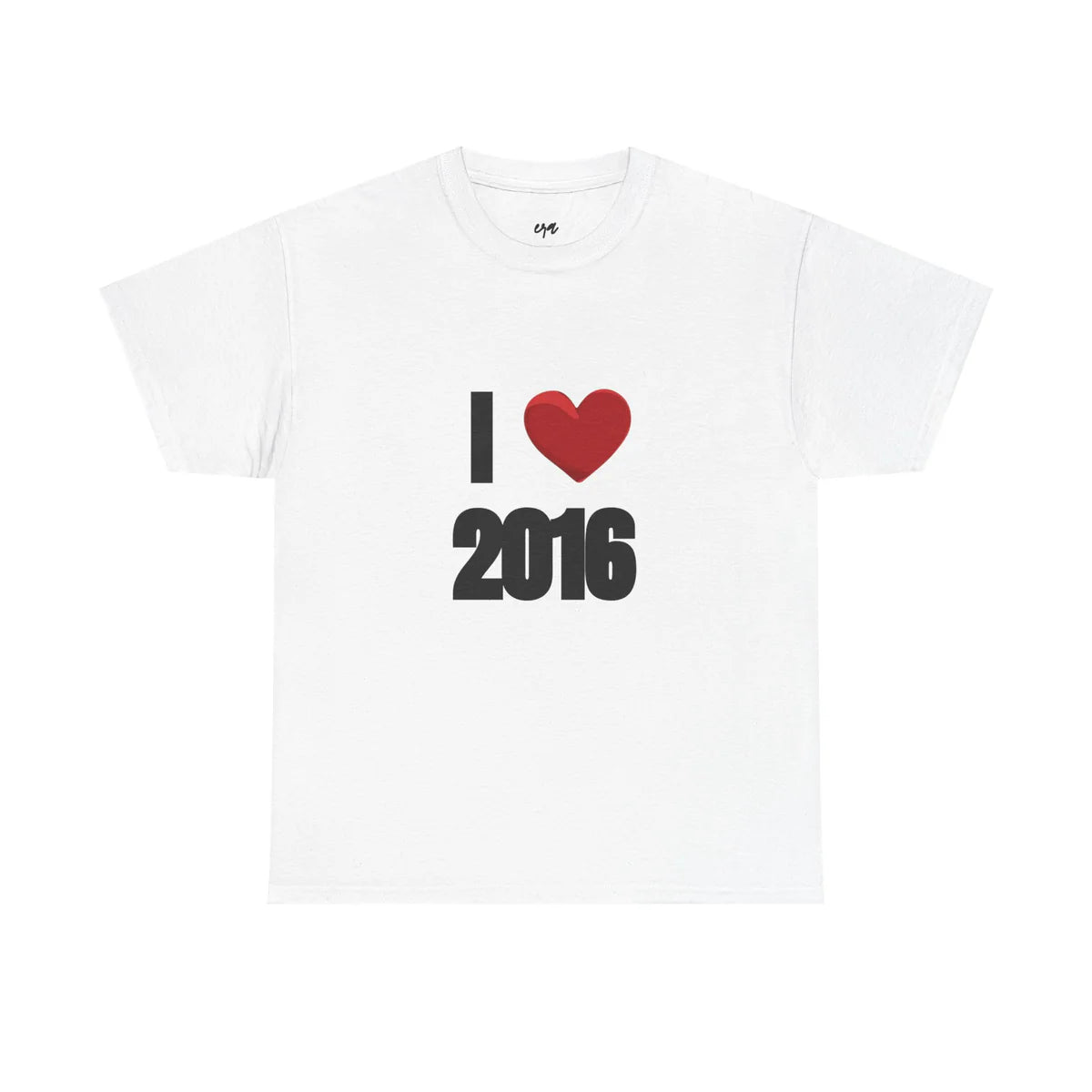 I Love 2016 - White Tee