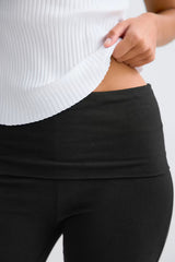 Folded Capri Trousers