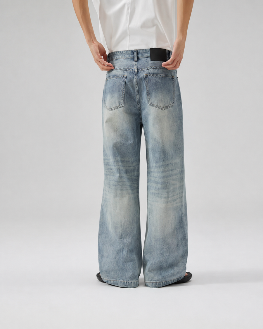 Blue Washed Jeans