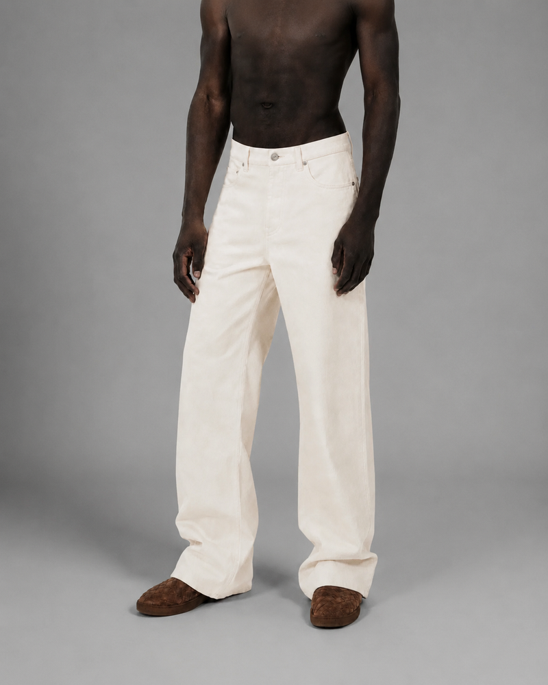 Creme 14oz Bootcut Jeans