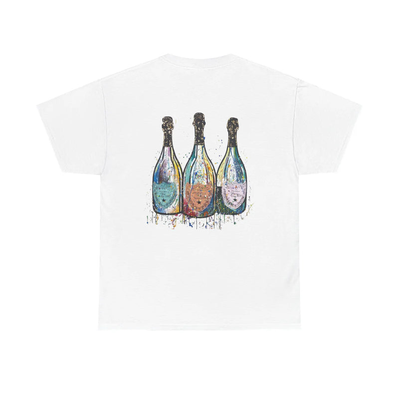 Colored Champagne - White Tee