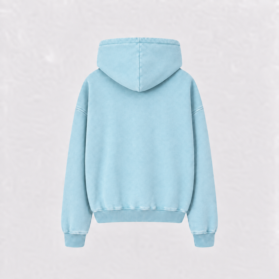 Rue Saint Catherine Hoodie - Baby Blue