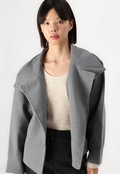 Mid-Season Jacket - Grey Melange