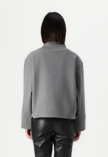 Mid-Season Jacket - Grey Melange