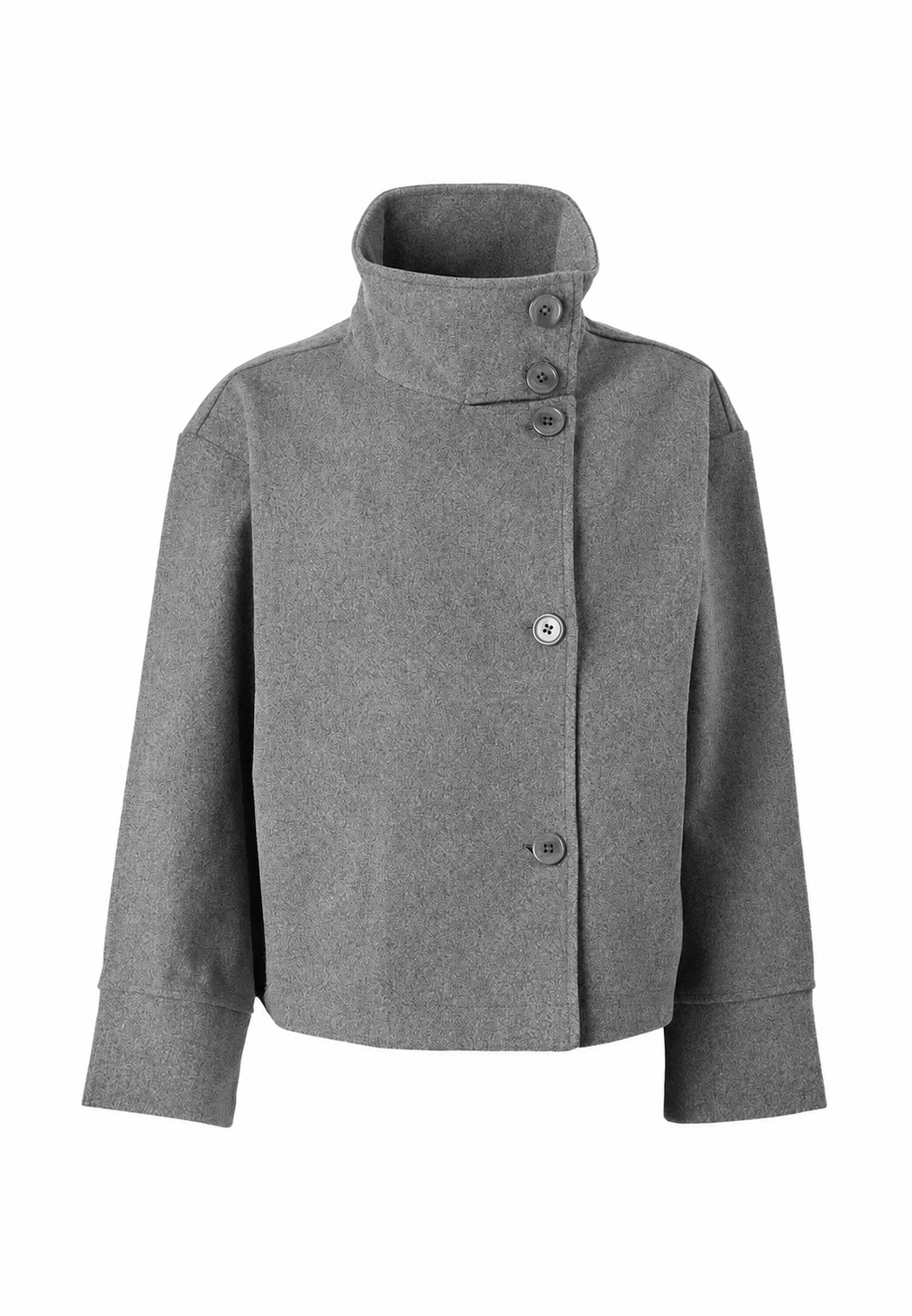 Mid-Season Jacket - Grey Melange