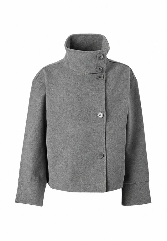 Mid-Season Jacket - Grey Melange