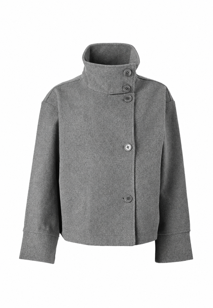 Mid-Season Jacket - Grey Melange
