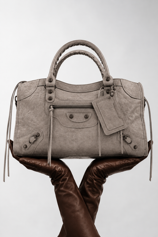 The Grey City Girl Bag - Large