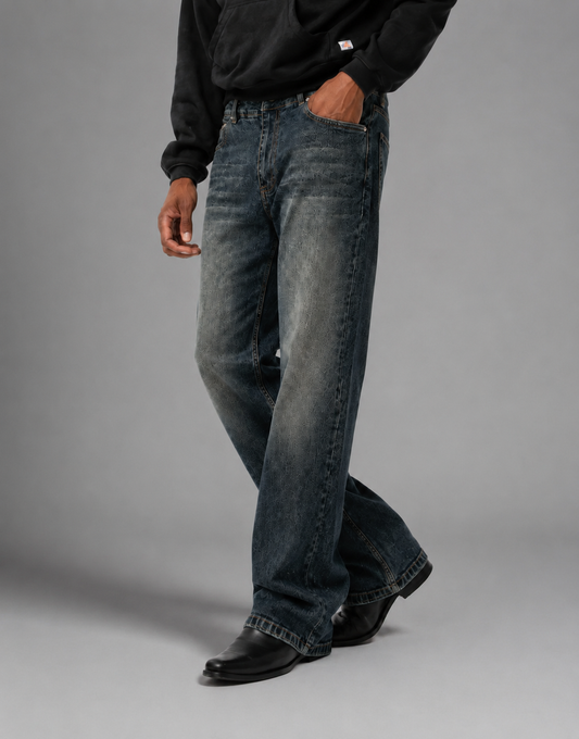 Noireve - Bootcut Steel Denim