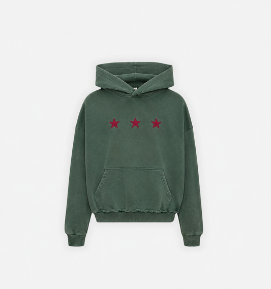 Three Stars Hoodie