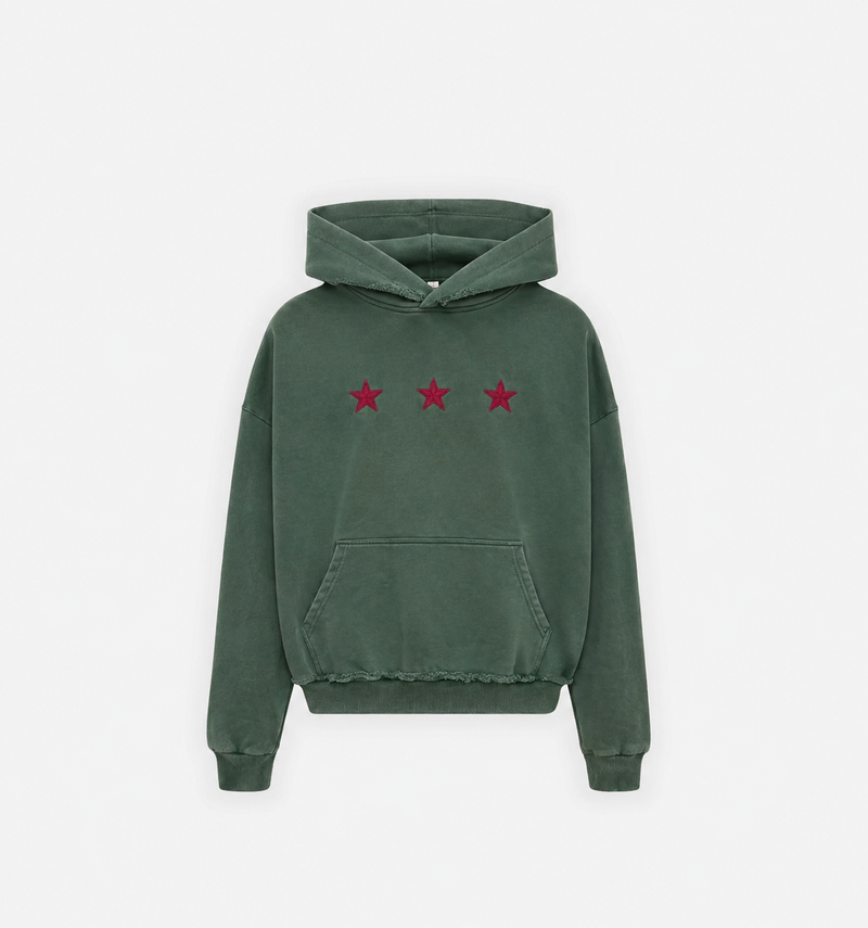 Three Stars Hoodie