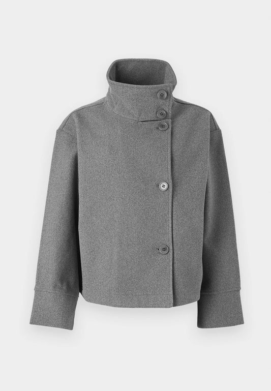 Mid-Season Jacket - Grey Melange