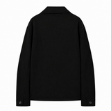 Noireve - Black Wool Overshirt V2