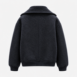 Atelier Wool Zip Jacket — Navy