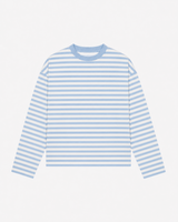 Blue Boxy Striped Longsleeve