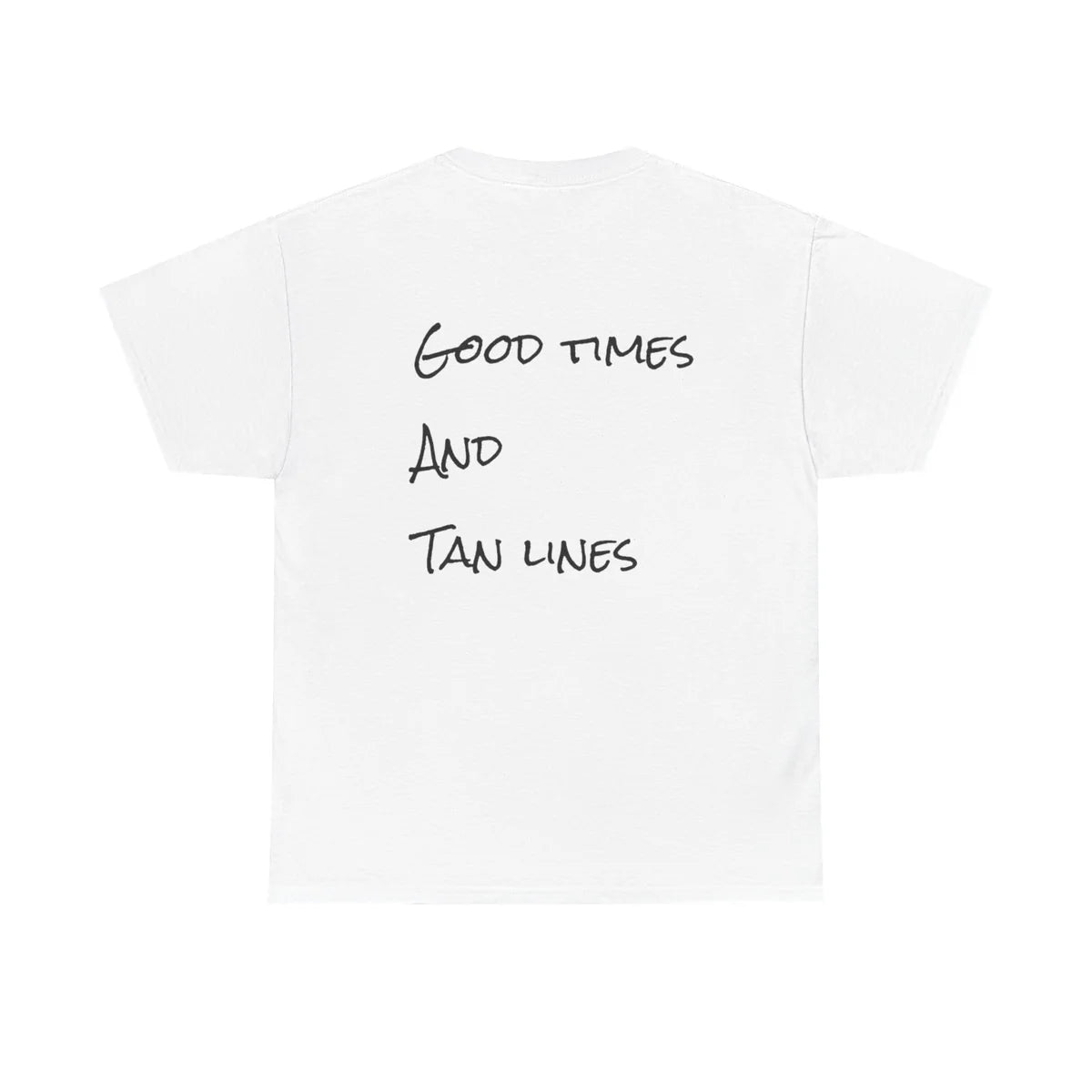 Tan Lines - White Tee