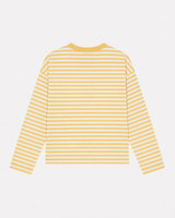 Yellow Boxy Striped Longsleeve