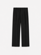 Black Pleated Trousers