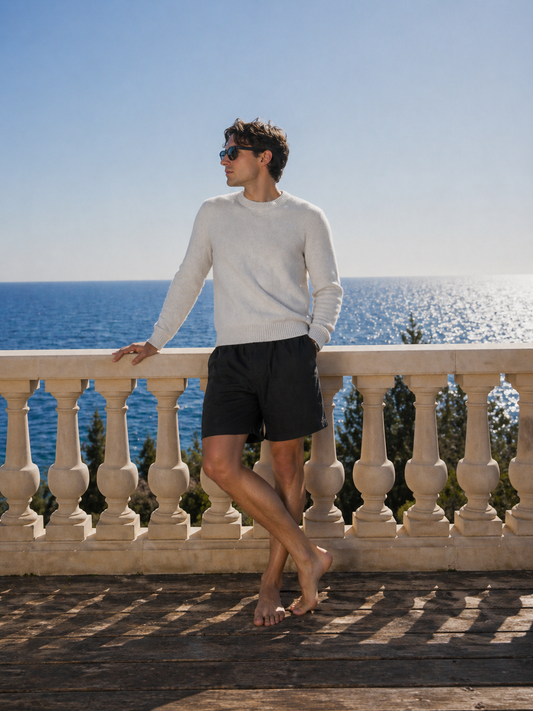 Noireve Knit Mohair-Sweater