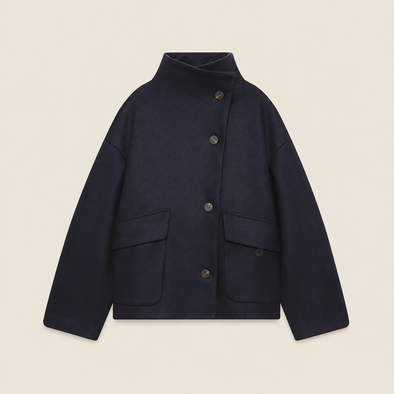 Noireve - Double Wool Blend Jacket