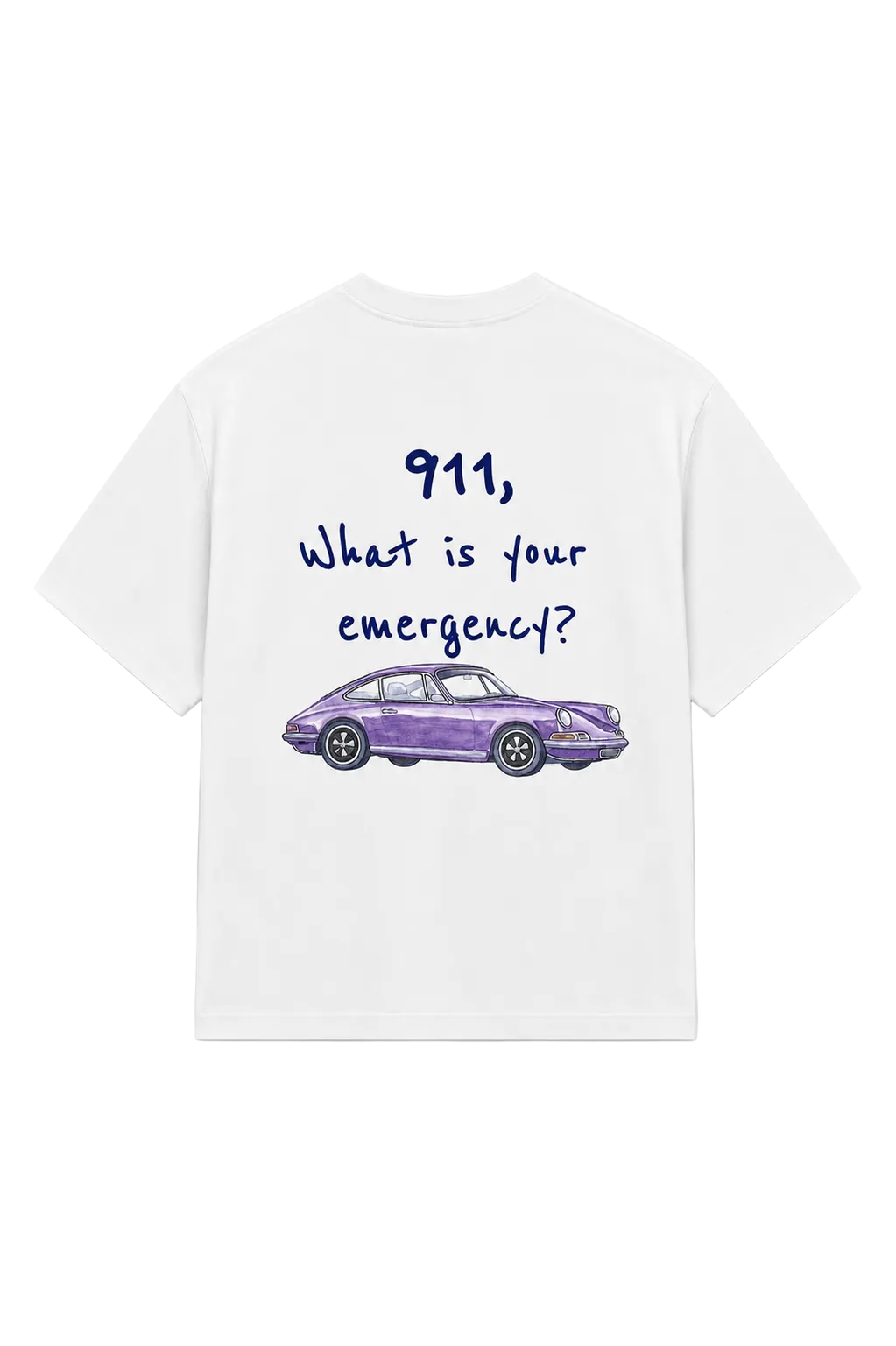 911  - White Tee