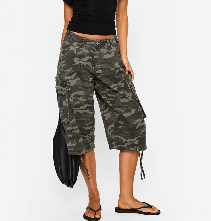 Denim Camo - Bermuda Shorts