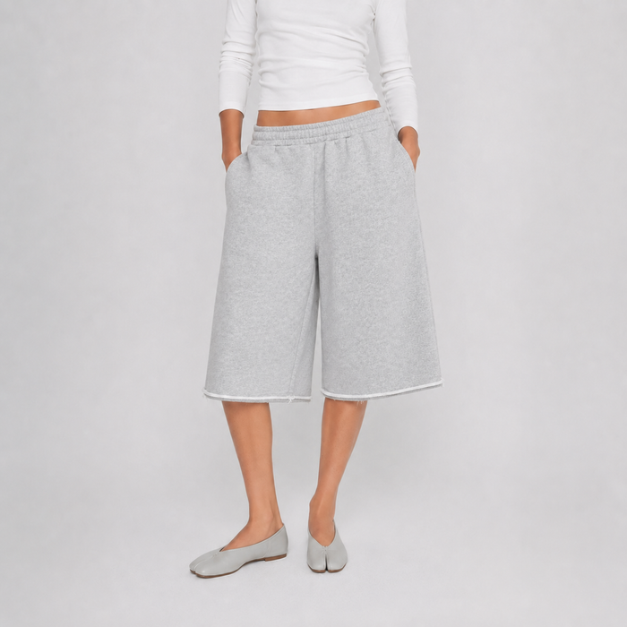 Grey Jogging - Bermuda Shorts