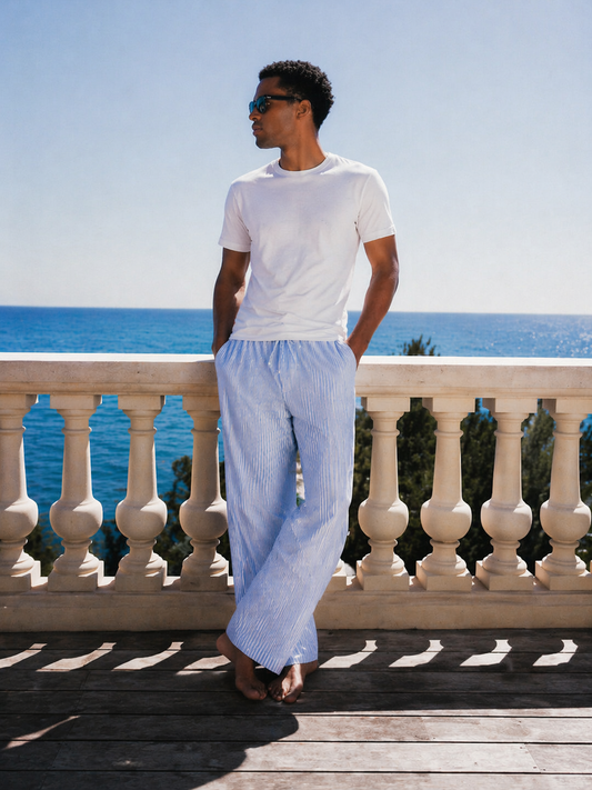 Yacht Club Striped Pants