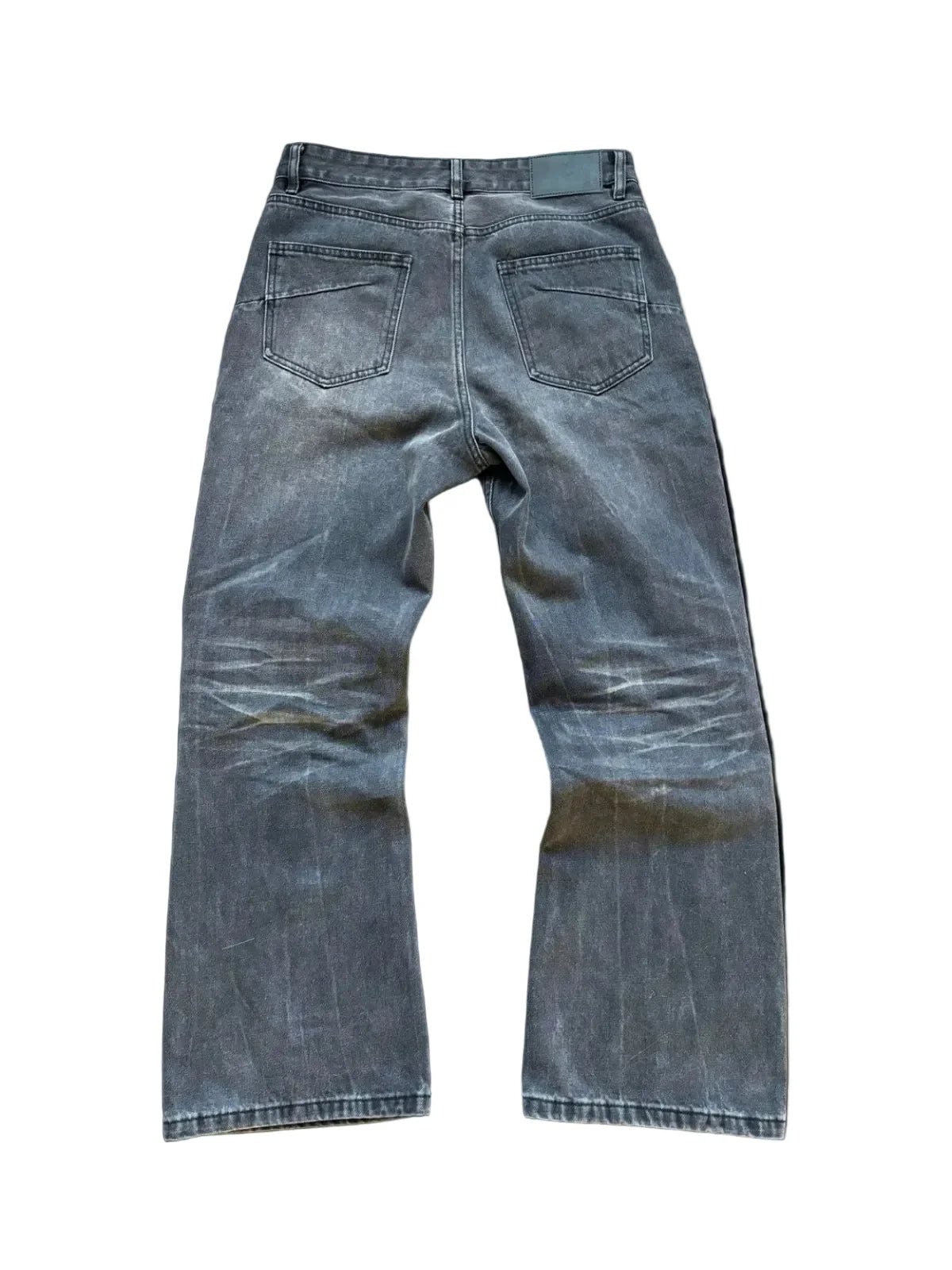 Stone Wash Bootcut Jeans